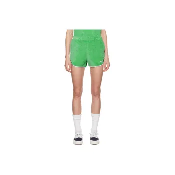 SPORTY & RICH Logo Detailed Elasticated Waistband Shorts
