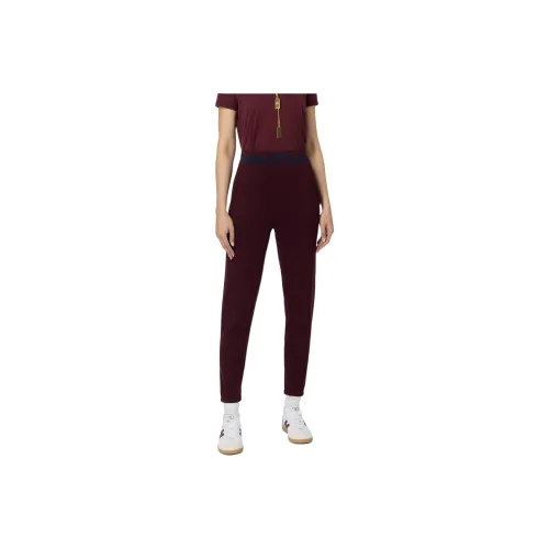 Elisabetta Franchi Knitted Sports Pants Women's Red
