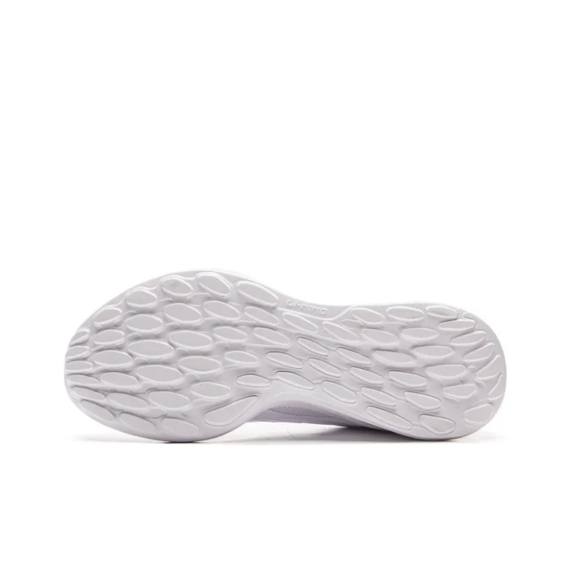 LiNing Anti Slip Wear Resistant Low Top Casual Running Shoes Men's Standard White-6