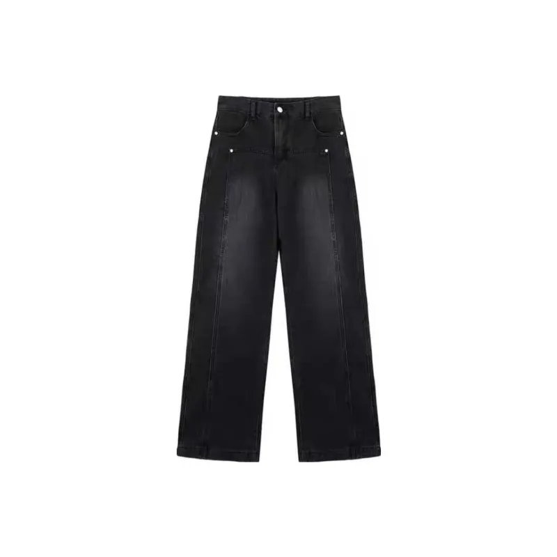 YuChaJia Jeans Women's Black-0