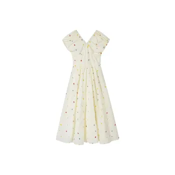 JOSR Short Sleeved Dress Women's White
