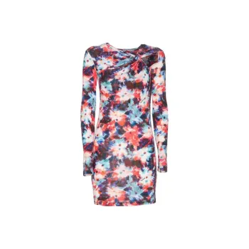 Patrizia Pepe Asymmetric Neck Draped Dress