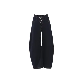 YINLEI Jeans Women's Dark Blue