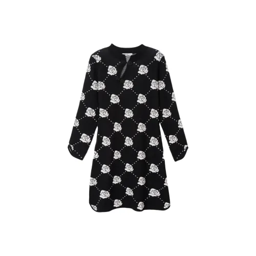 FAWENXIANGZI Long Sleeved Dress Women's