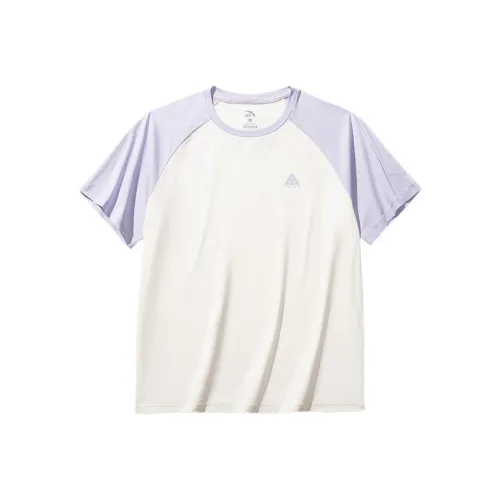 Anta Women's Outdoor Series T Shirt Women's Cool Purple/Warm Jade White