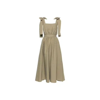 MSGM Slip Dresses Women's Sage Green