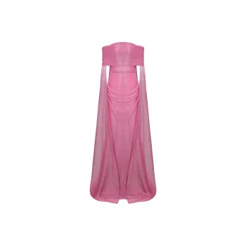 Talbot Runhof Short-Sleeved Dresses Women's Pink