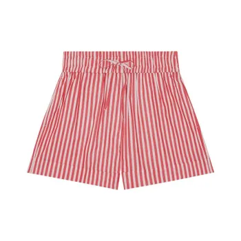 GANNI Striped Shorts