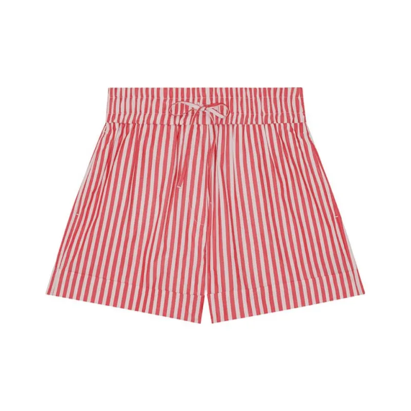 GANNI Striped Shorts-0