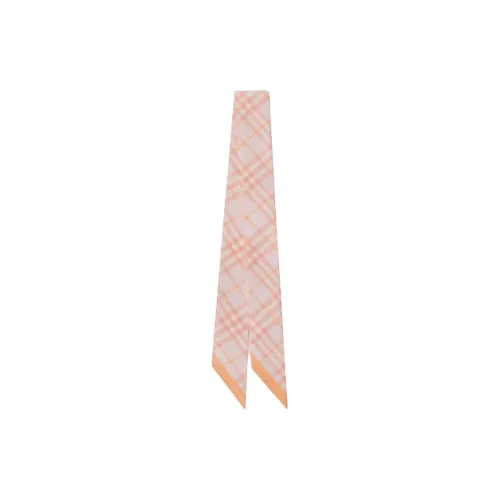 Burberry Silk Scarves Women's Orange