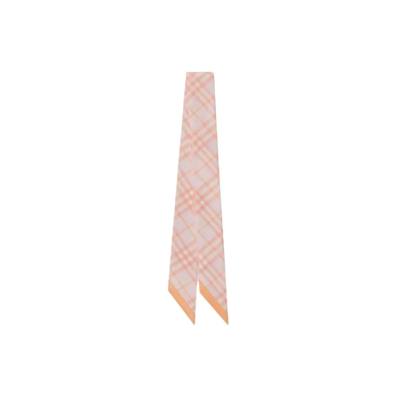 Burberry Checked Silk Scarf-0