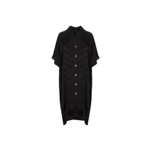 BESIONIA SS23 Long Sleeved Dresses Women's Black