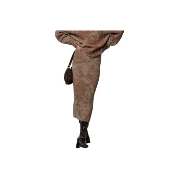 Rouje JULIETTE SKIRT Knit Long Skirts Women's Taupe