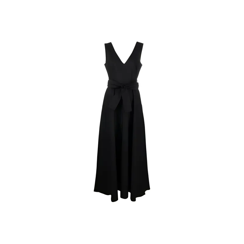 PAROSH Slip Dress Women's Black-0