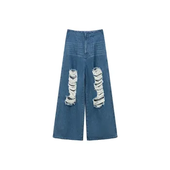 CHUU Jeans Women's Dark Denim Blue