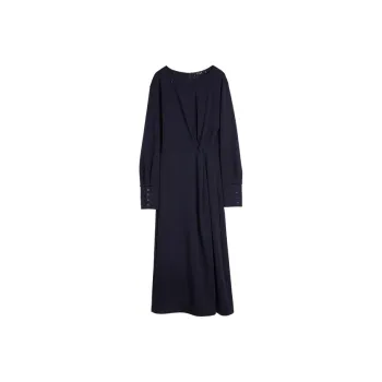 ELLE Long Sleeved Dresses Women's Navy Blue