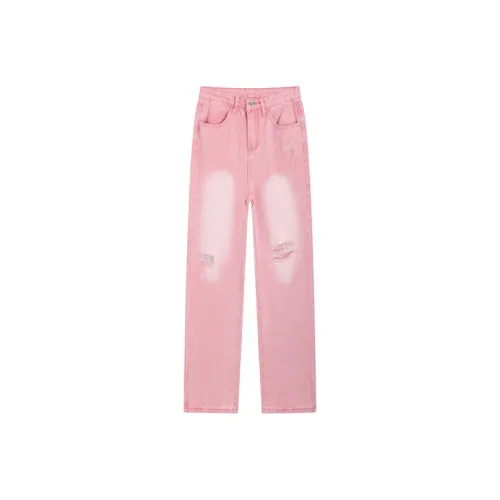 Garbege Jeans Women's Pink