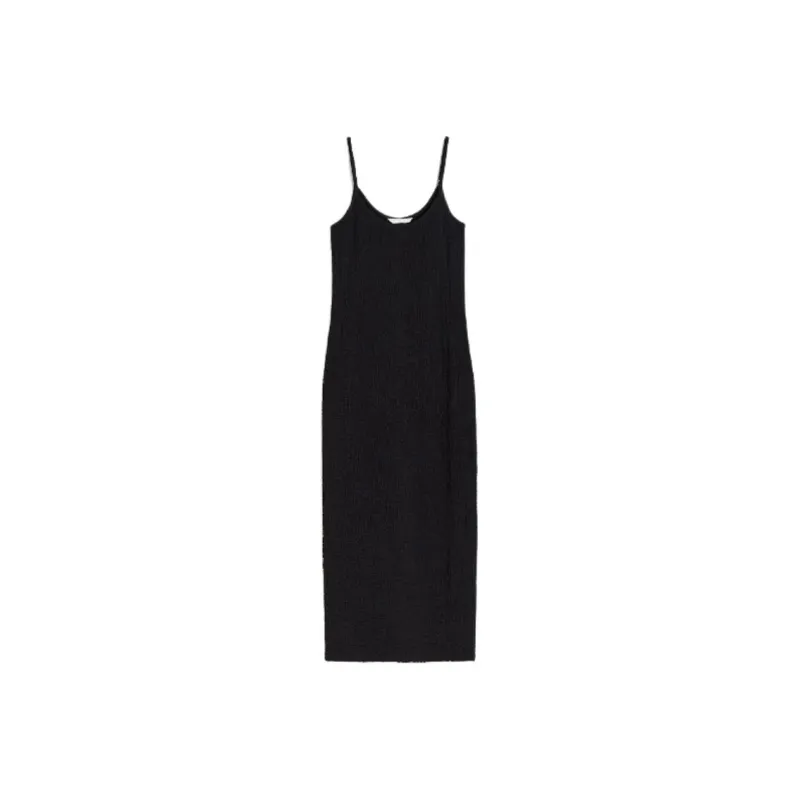 H&M Slip Dresses Women's Black-0