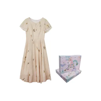 ANNECHEN Short-Sleeved Dresses Women's