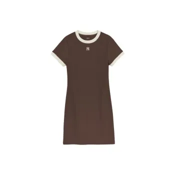 MLB New York Yankees Golji Short Sleeved Dress Women's Brown