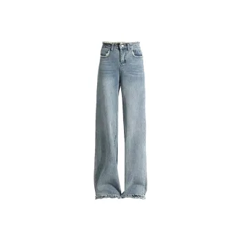MIIOW Jeans Women's Vintage Blue