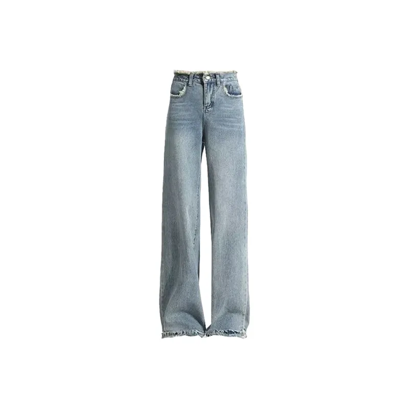 MIIOW Jeans Women's Vintage Blue-0