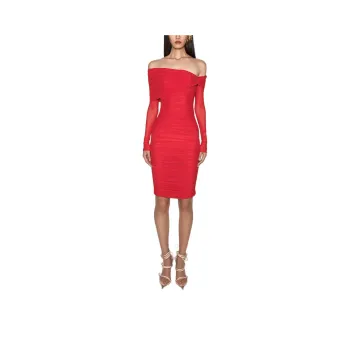 Mugler Off shoulder Mini Dress