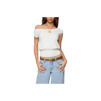 Edikted T Shirts Women's White