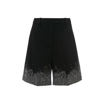 JW Anderson Crystal embellished Tailored Shorts