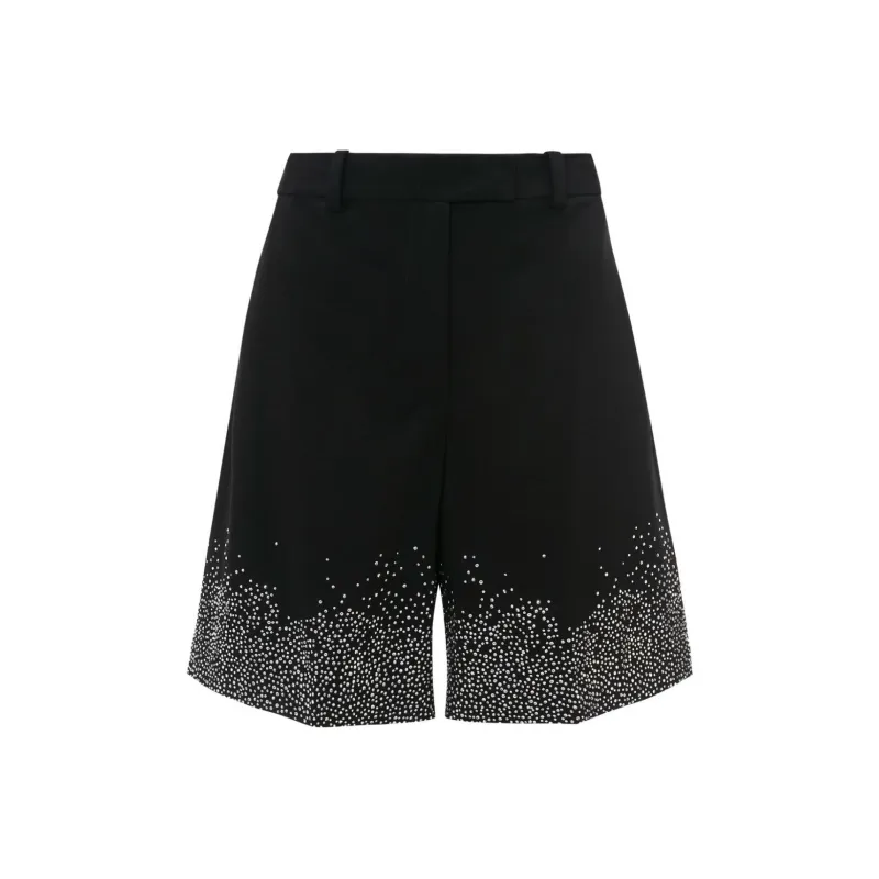 JW Anderson Crystal embellished Tailored Shorts-0