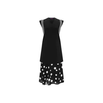 NAVIGARE Short Sleeved Dress Women's Night Black