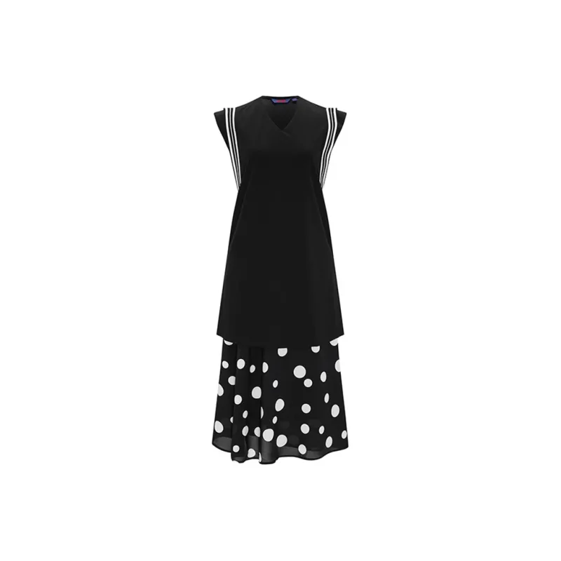 NAVIGARE Short Sleeved Dress Women's Night Black-0