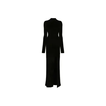 NANUSHKA Long sleeve Towelling Maxi Dress