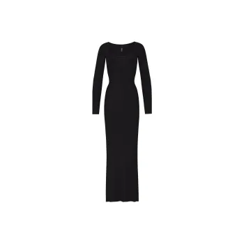 Skims Long Sleeved Dresses Women's ONYX/Onyx