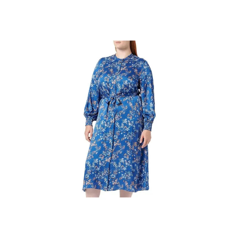 HUGO BOSS Long-Sleeved Dresses Women's Blue-0