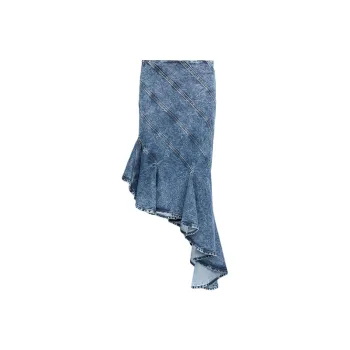 Alaia Spiral Midi Skirt