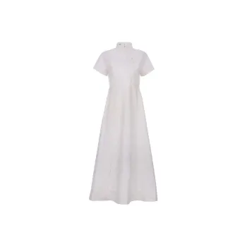 SHIATZY CHEN Band-collar Midi Dress