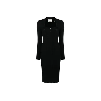 ISABEL MARANT Zael Zip Up Midi Dress