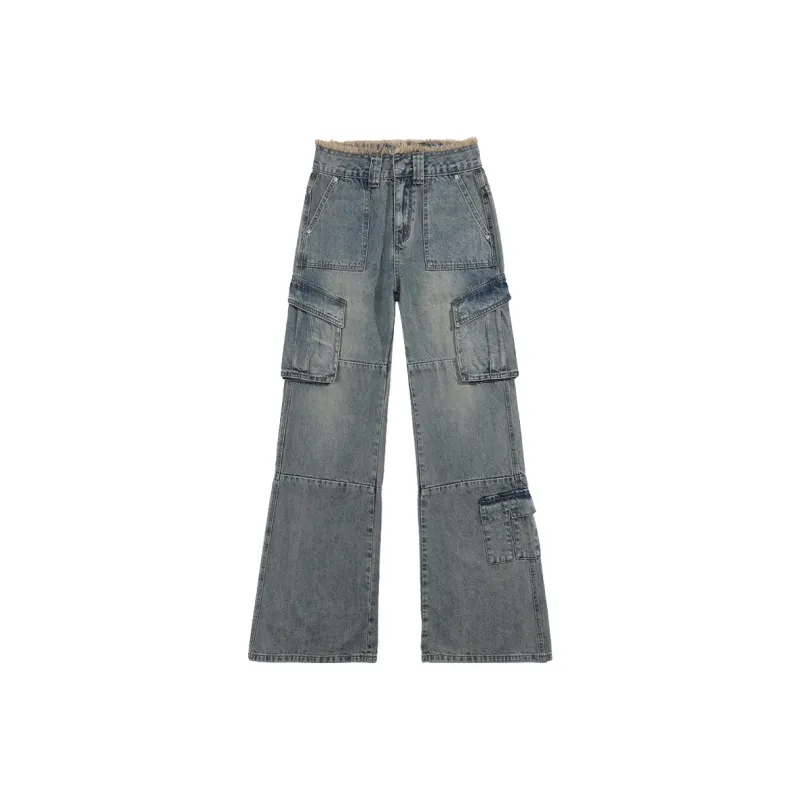 Kazakhstan Jeans Women's Vintage Blue-0
