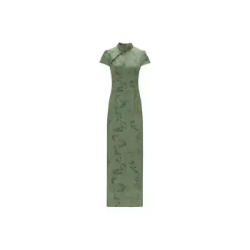 Manekniv Short Sleeved Dresses Women's Green