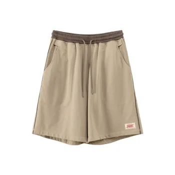 NO ONE ELSE Casual Shorts Unisex Gray Coffee