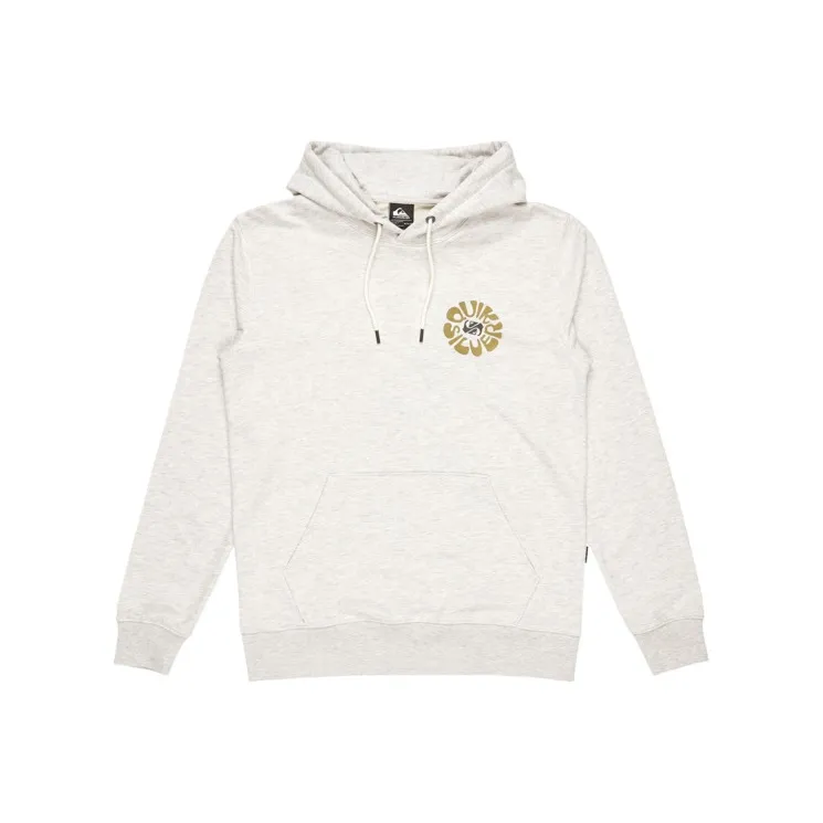 Quiksilver Graphic Pullover Hoodie For Men Sweatshirt Men's White-0