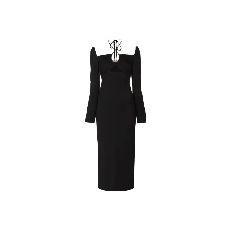Reformation Long-Sleeved Dresses Women's Black-0