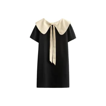 ETSE Short Sleeved Dresses Women's Black