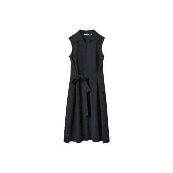 Jw Anderson X UNIQLO Jw Anderson Co-Branded Series Sleeveless Dresses Women's Black