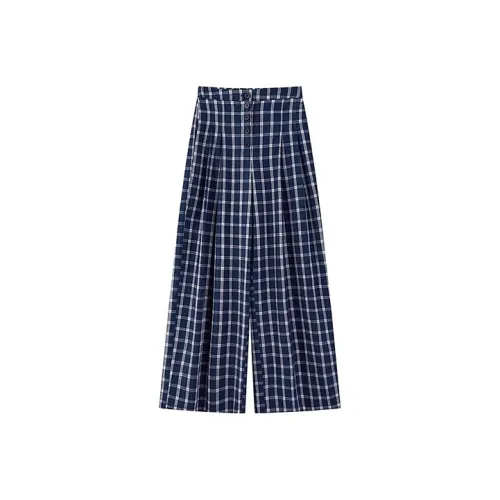 BENGEN Casual Pants Women's Blue Pants