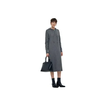 GOELIA Long Sleeved Dress Women's Smoke Gray