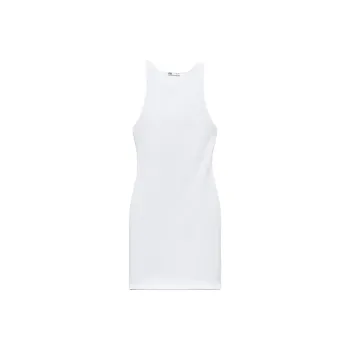 ZARA Sleeveless Dress Women's White