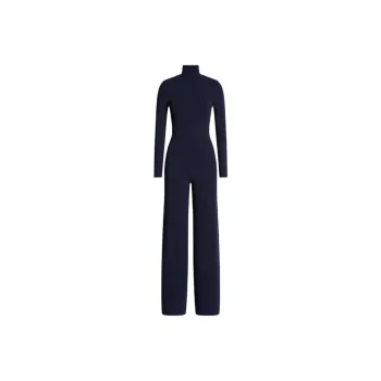 SCANLAN THEODORE Micro Crepe Jumpsuit Jumpsuit Women's Navy/Marine Blue