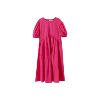 Lookinto Short Sleeved Dresses Women's Dragon Fruit